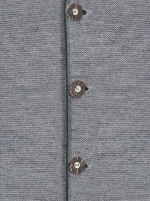 Trachten Strickjacke in Hellgrau Trachten Strickjacke in Hellgrau
