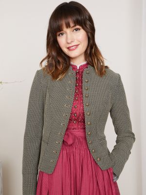 Elegante Miederjacke in Heugrün Elegante Miederjacke in Heugrün