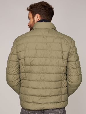 Olivgrüne Steppjacke Olivgrüne Steppjacke