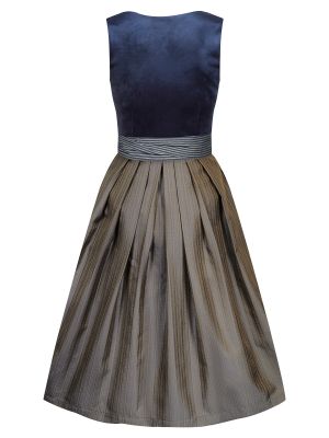 LIMBERRY Dirndl Imani midnight dunkelblau Dunkelblaues Dirndl mit zwei Schürzen