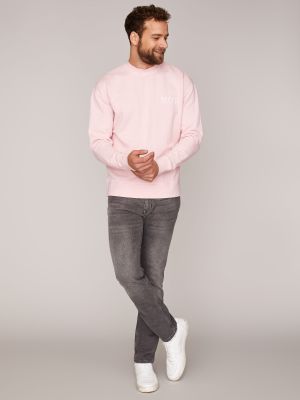 Rosafarbener Sweatpullover Rosafarbener Sweatpullover