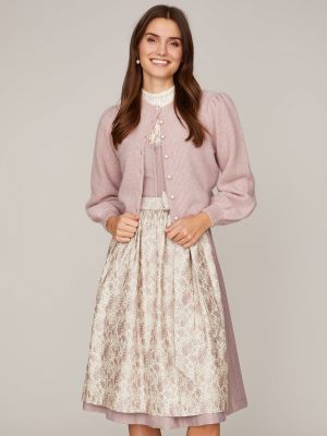 Lavendelfarbenes Dirndl mit 2 Schürzen Lavendelfarbenes Dirndl mit 2 Schürzen