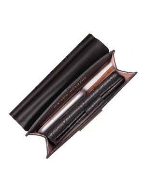 Schwarze Umhängetasche aus Leder in Kroko-Optik Schwarze Umhängetasche aus Leder in Kroko-Optik