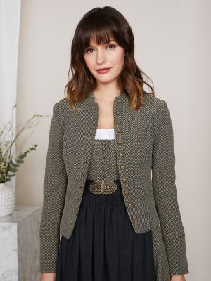 Elegante Miederjacke in Heugrün Elegante Miederjacke in Heugrün