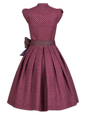 Weinrotes Dirndl mit Flügelärmchen Weinrotes Dirndl mit Flügelärmchen
