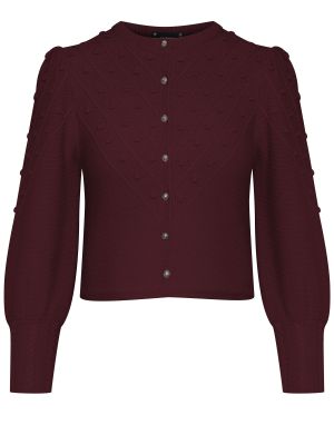 Strickjacke mit Puffarm Strickjacke mit Puffarm