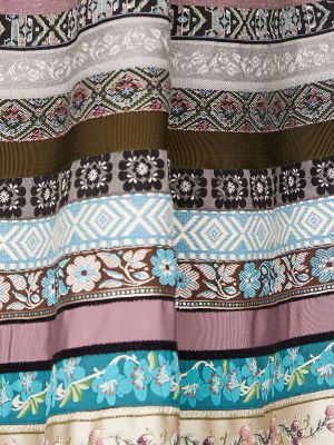 Gemusterter Midi-Rock im Boho-Look Gemusterter Midi-Rock im Boho-Look