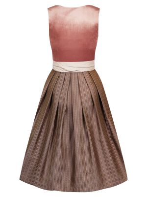 Pflaumenfarbenes Dirndl mit zwei Schürzen Pflaumenfarbenes Dirndl mit zwei Schürzen
