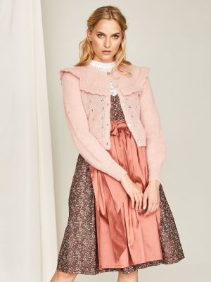Rosé-braunes Dirndl mit zwei Schürzen Rosé-braunes Dirndl mit zwei Schürzen