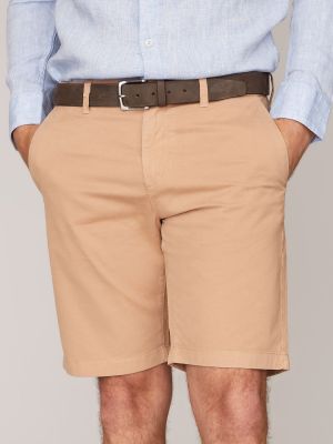 Camelfarbene Chino-Shorts Camelfarbene Chino-Shorts