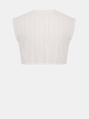 Cremefarbene Dirndlbluse Cremefarbene Dirndlbluse