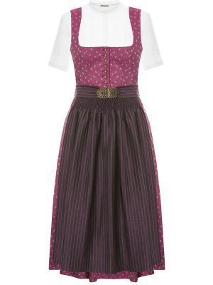 Stretch-Dirndl in Beere mit floralem Muster Stretch-Dirndl in Beere mit floralem Muster