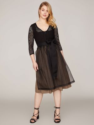 Material-Mix Dirndl mit zwei Schürzen Material-Mix Dirndl mit zwei Schürzen