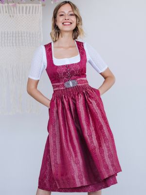 Elegantes Dirndl in schimmerndem Pink Elegantes Dirndl in schimmerndem Pink