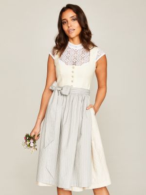 Hellgelbes Dirndl mit zwei Schürzen Hellgelbes Dirndl mit zwei Schürzen