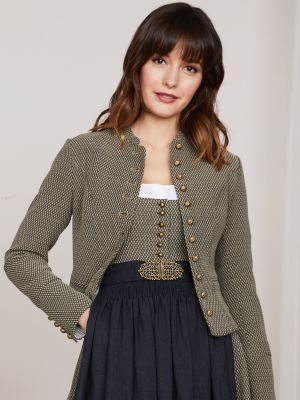 Elegante Miederjacke in Heugrün Elegante Miederjacke in Heugrün