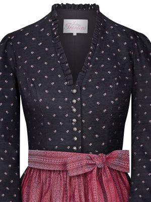 Schwarzes Dirndlkleid mit Schürze Schwarzes Dirndlkleid mit Schürze