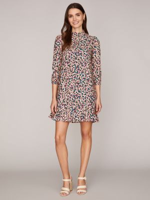 Kurzes Kleid mit Blumenmuster Kurzes Kleid mit Blumenmuster
