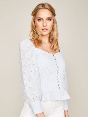 Bluse mit Schößchen Bluse mit Schößchen