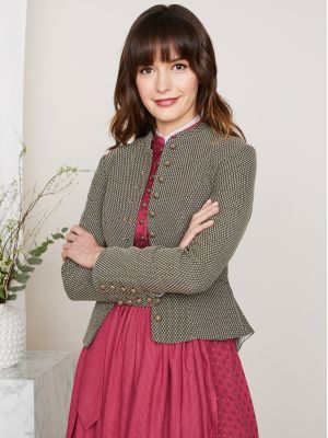 Elegante Miederjacke in Heugrün Elegante Miederjacke in Heugrün