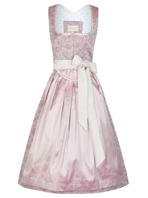 Roséfarbenes Dirndl mit Perlencharivari Roséfarbenes Dirndl mit Perlencharivari