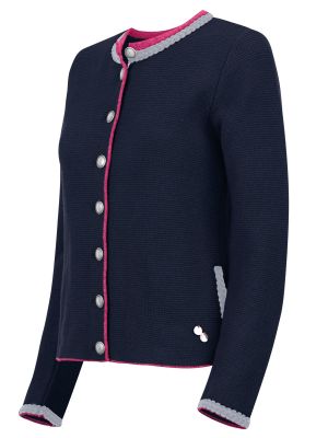Dunkelblaue Strickjacke Dunkelblaue Strickjacke