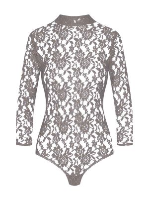 Spitzenbody mit dreiviertel Arm und Stehkragen
Spitzenbody mit dreiviertel Arm und Stehkragen