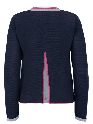 Dunkelblaue Strickjacke Dunkelblaue Strickjacke