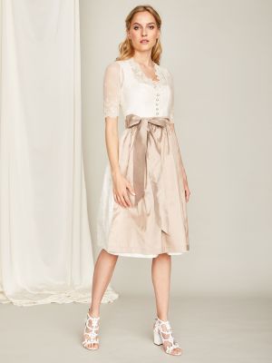 Hochzeits-Dirndl in Champagner Hochzeits-Dirndl in Champagner