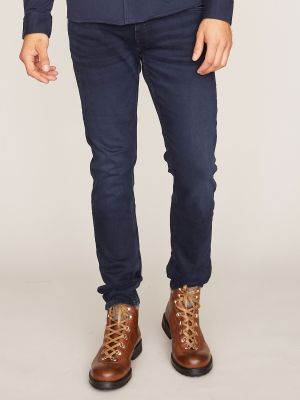 Dunkelblaue Low-Waist-Jeans für Herren