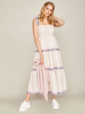 Trägerkleid mit Batik-Muster Trägerkleid mit Batik-Muster