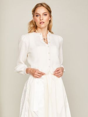 Dirndl in Cremeweiß mit Wendeschürze Dirndl in Cremeweiß mit Wendeschürze