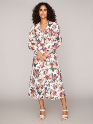 Midikleid mit Blumenmuster Midikleid mit Blumenmuster