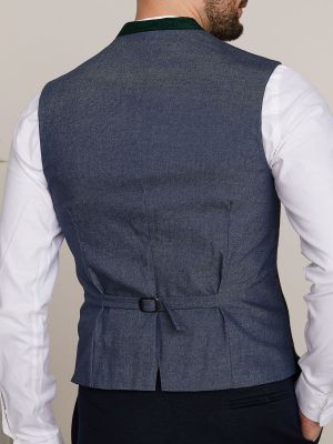 Schwarze Trachtenweste mit Muster Schwarze Trachtenweste mit Muster