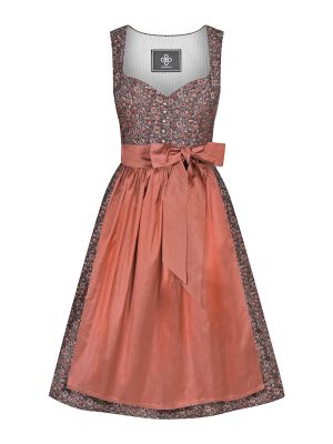 Rosé-braunes Dirndl mit zwei Schürzen Rosé-braunes Dirndl mit zwei Schürzen