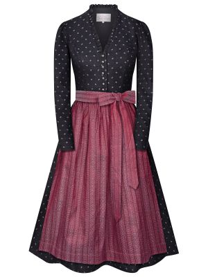 Schwarzes Dirndlkleid mit Schürze Schwarzes Dirndlkleid mit Schürze