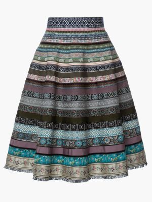 Gemusterter Midi-Rock im Boho-Look Gemusterter Midi-Rock im Boho-Look