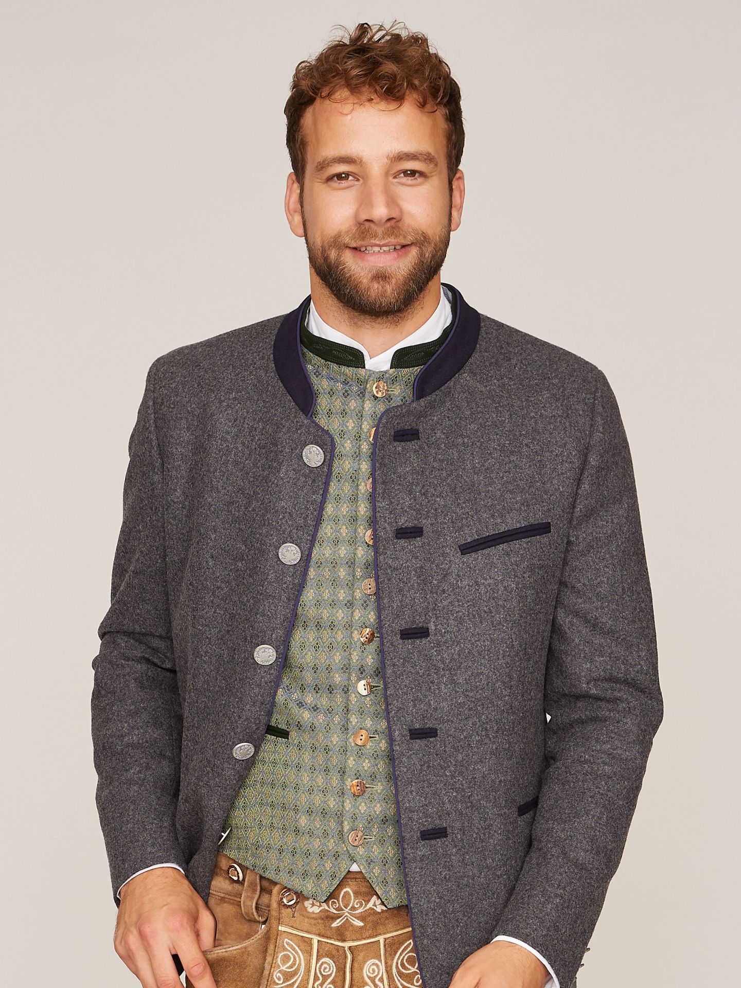 Trachtenjacke Herren - Moderne Strickjacke Im Trachtenlook Für Oktoberfest & Business