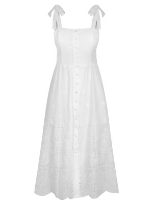 Trägerkleid aus Baumwolle Trägerkleid aus Baumwolle