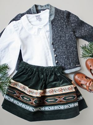 Weiße Kinderbluse Weiße Kinderbluse