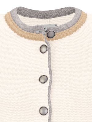Creme-farbene Strickjacke Creme-farbene Strickjacke